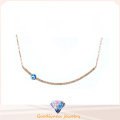 Good Quality and New Eye Fashion 925 Sterling Silver Cubic Zircon Necklace (N6628)